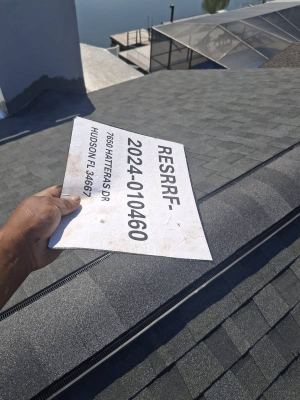 roofing project near Hatteras Dr in Hudson