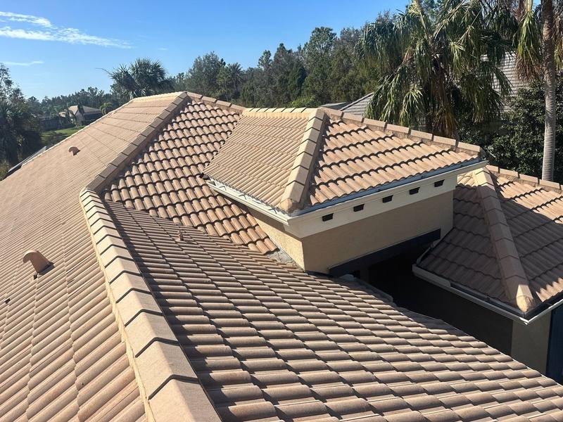 completed roofing project in Lakewood Ranch FL