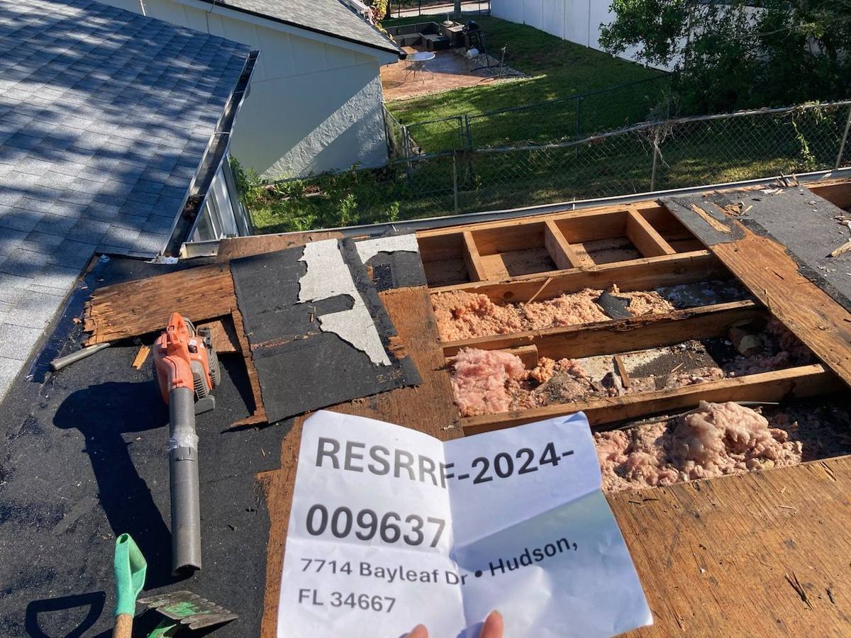 shingle roof replacement in Hudson, Florida