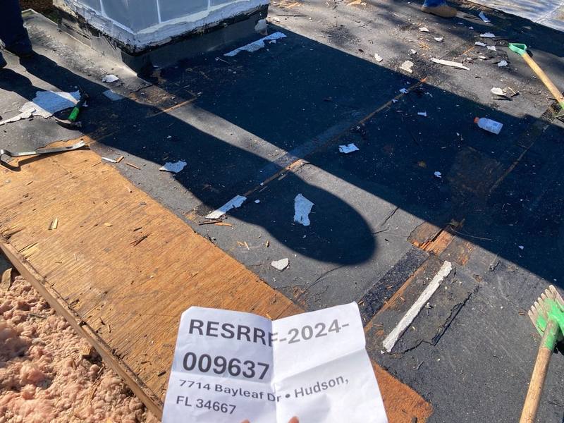 roofing project near Bayleaf Dr in Hudson