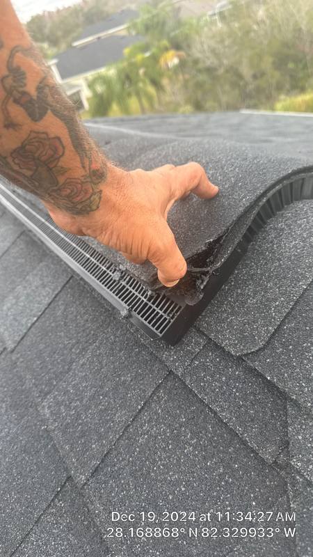 residential shingle roof replacement by Hloska Roofing in Tampa