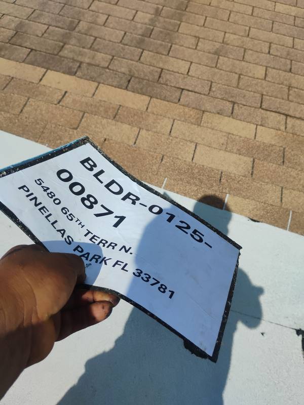 roofing project near 65th Terr N in Pinellas Park