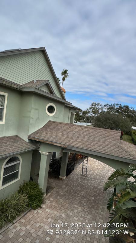 shingle roof replacement in Belleair, Florida