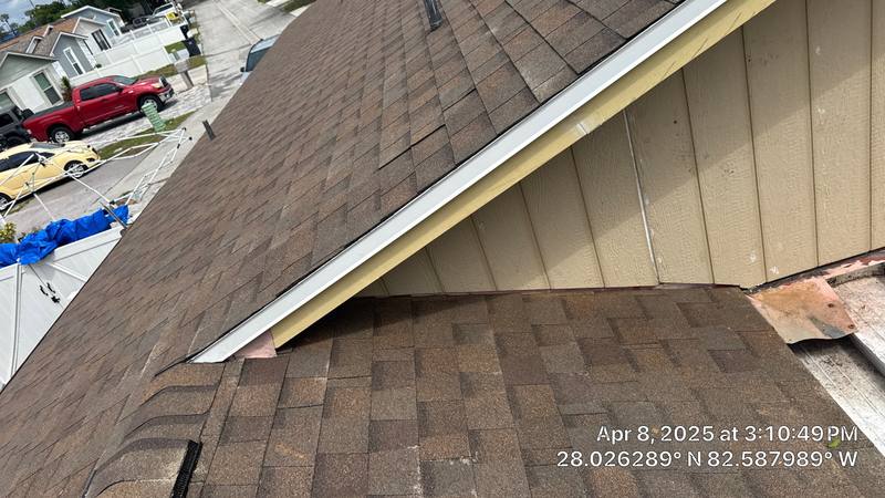 residential shingle roof replacement by Hloska Roofing in Tampa