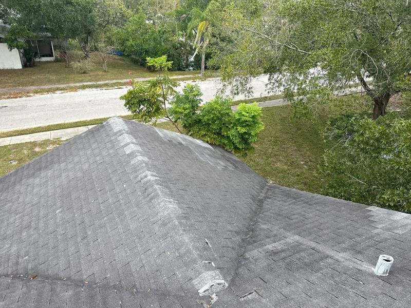 completed roofing project in New Port Richey FL