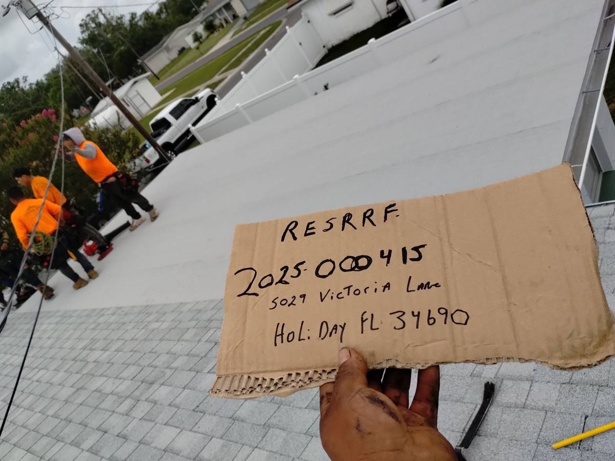 shingle roof replacement in Holiday, Florida