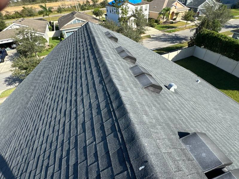 completed roofing project in Wesley Chapel FL