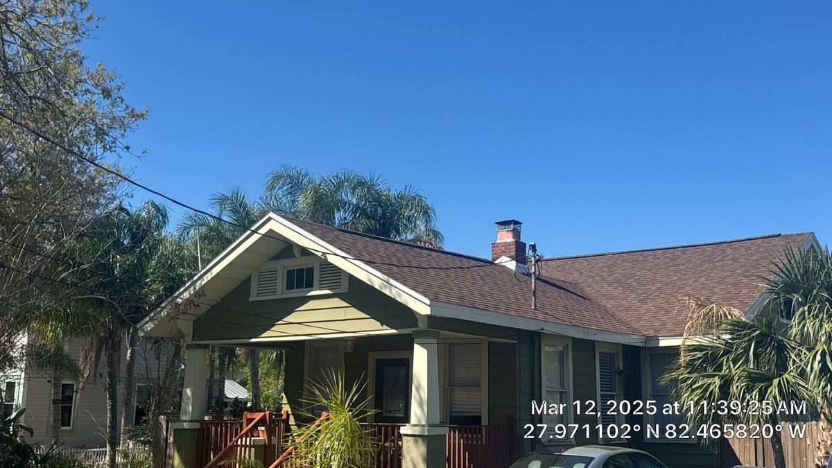 shingle roof replacement in Tampa, Florida