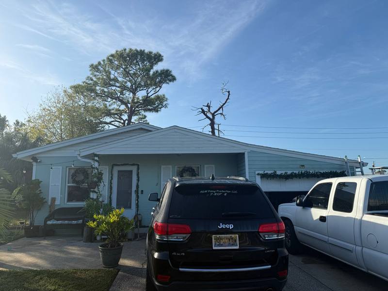residential shingle roof replacement by Hloska Roofing in Port Richey