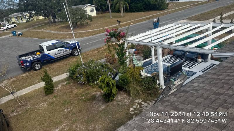 completed roofing project in Spring Hill FL