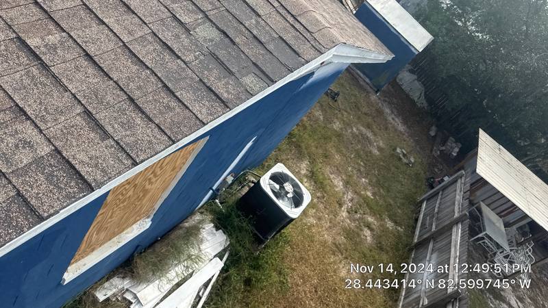 residential shingle roof replacement by Hloska Roofing in Spring Hill