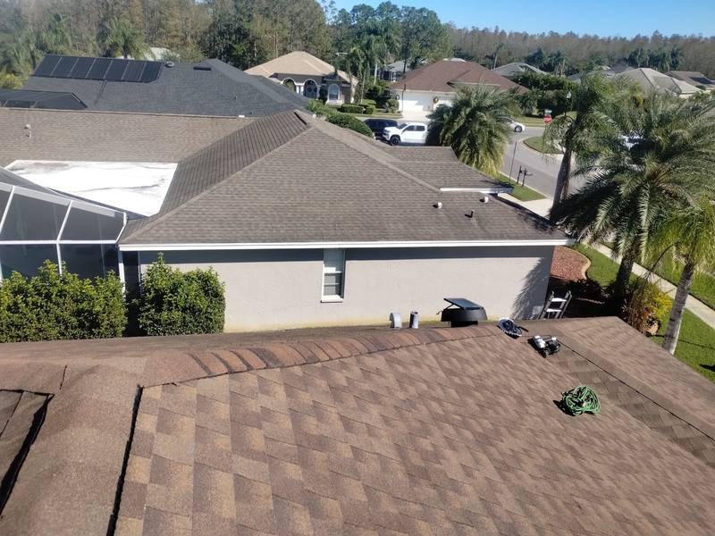 completed roofing project in Trinity FL