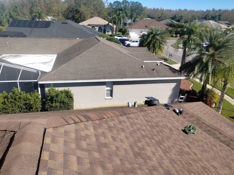 completed roofing project in Trinity FL