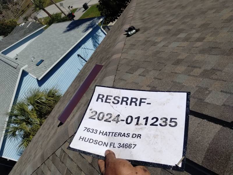 shingle roof replacement in Hudson, Florida
