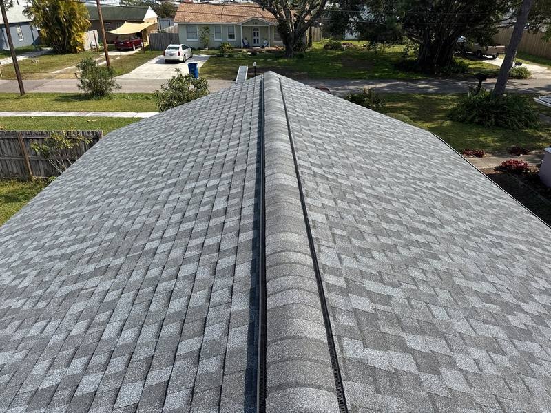 completed roofing project in Clearwater FL