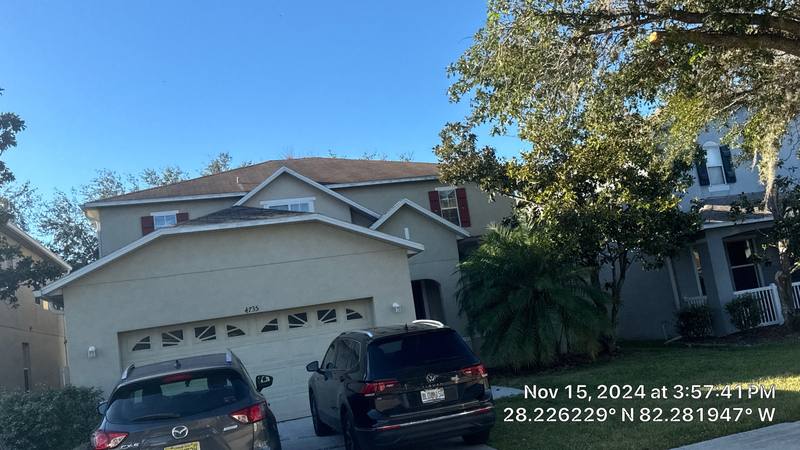 completed roofing project in Wesley Chapel FL