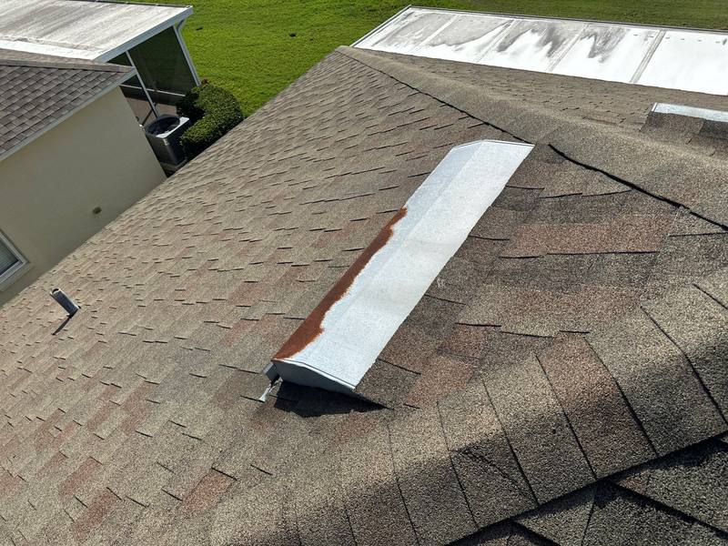 completed roofing project in San Antonio FL