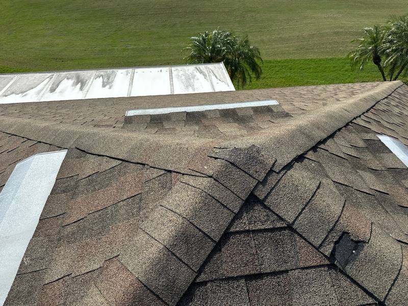 roofing project near Old Tampa Bay Dr in San Antonio