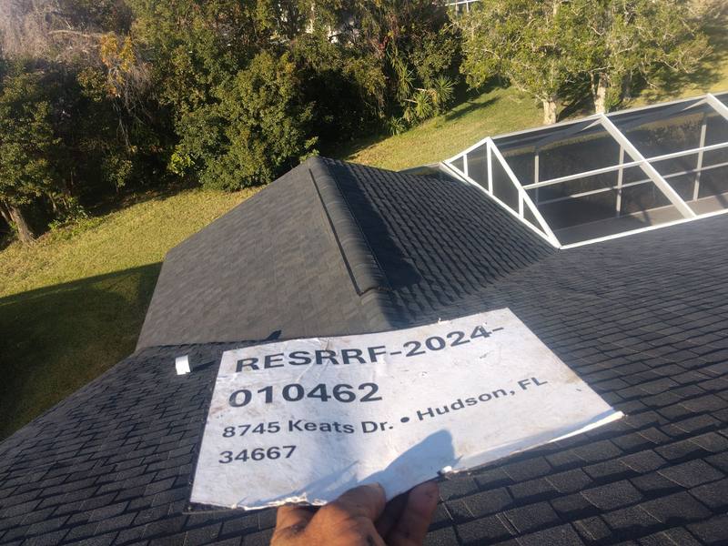 residential shingle roof replacement by Hloska Roofing in Hudson