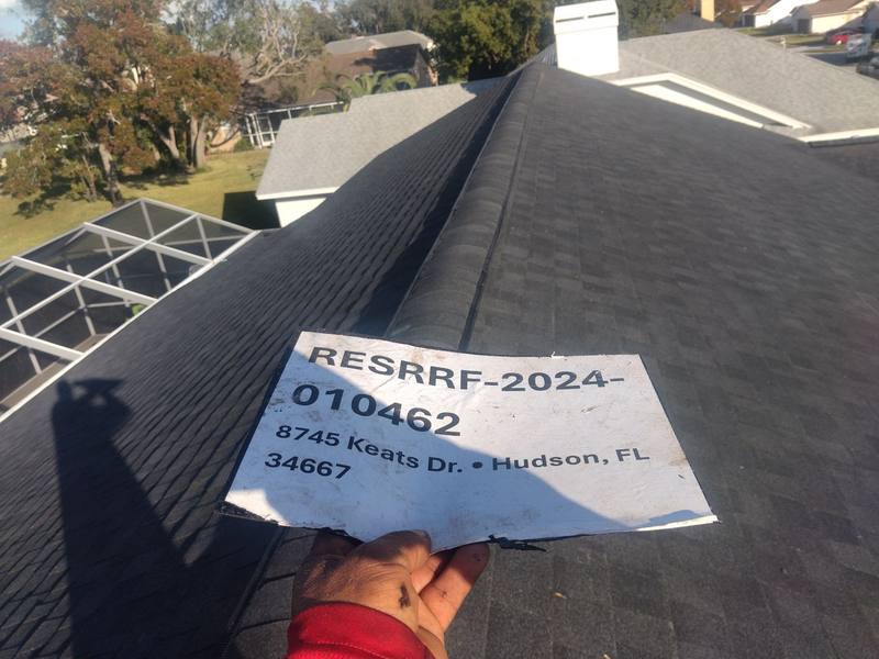 roofing project near Keats Dr in Hudson