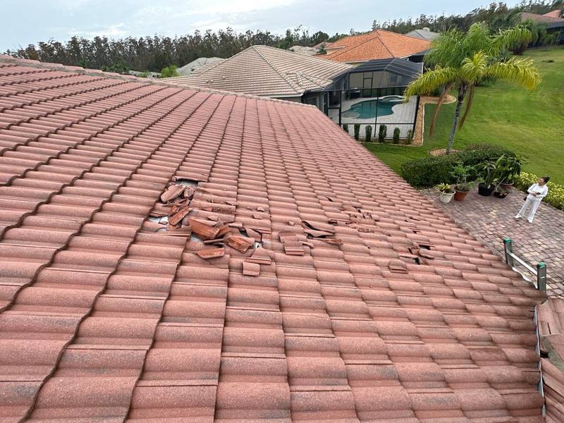 completed roofing project in Wimauma FL