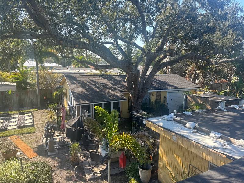 completed roofing project in Tampa FL