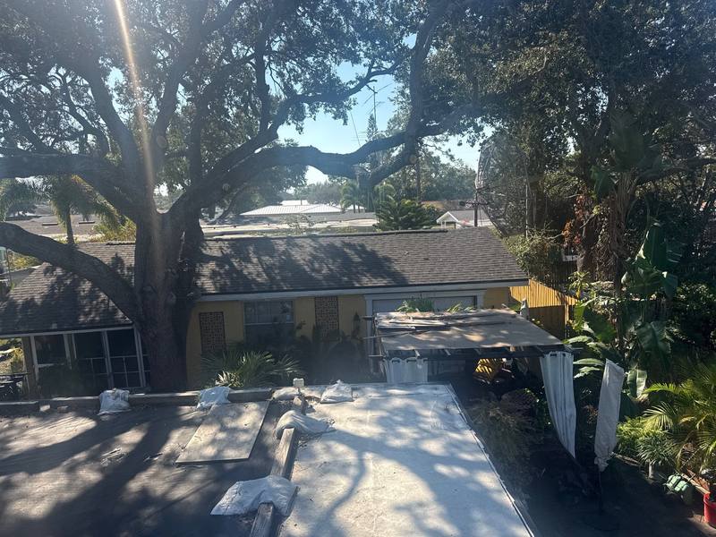 completed roofing project in Tampa FL