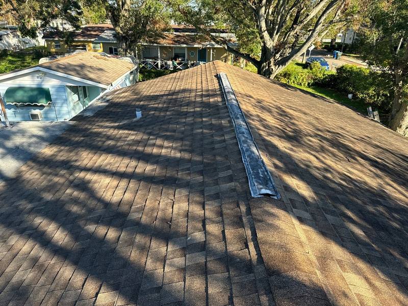 completed roofing project in Largo FL