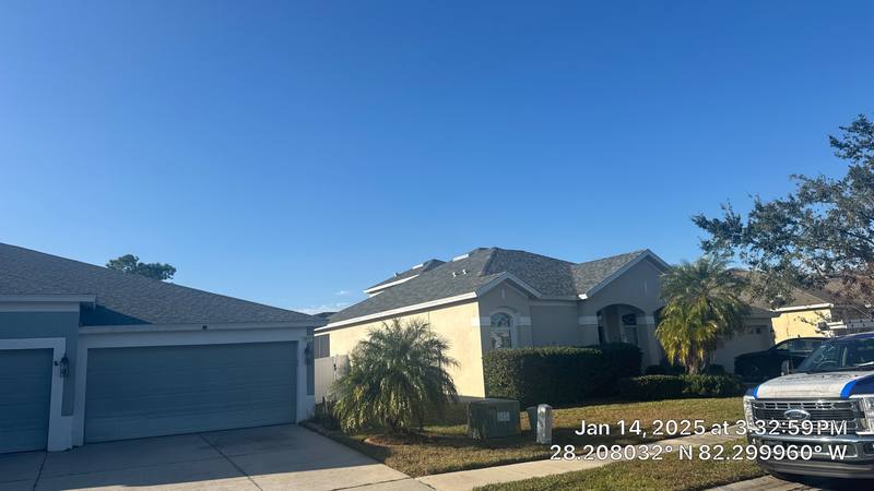 completed roofing project in Wesley Chapel FL