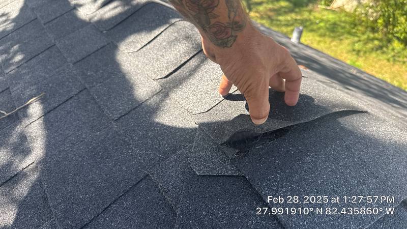 completed roofing project in Tampa FL