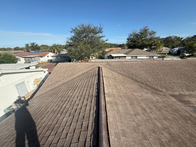 completed roofing project in New Port Richey FL