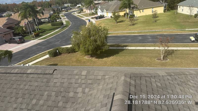 completed roofing project in Wesley Chapel FL
