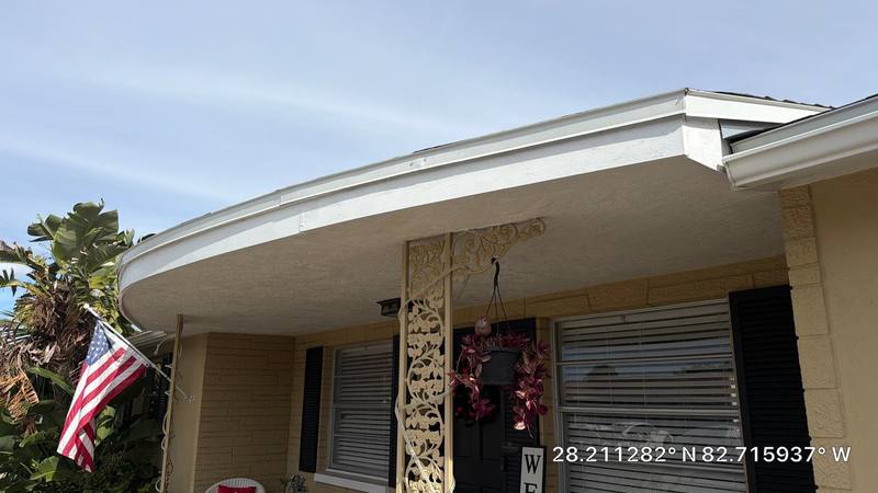completed roofing project in New Port Richey FL