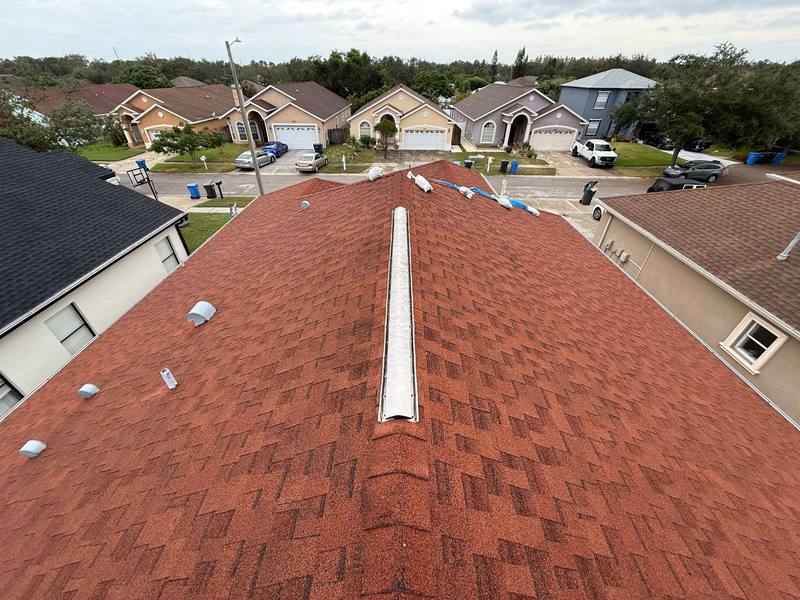 roofing project near Ocean Harbor Lane in Tampa