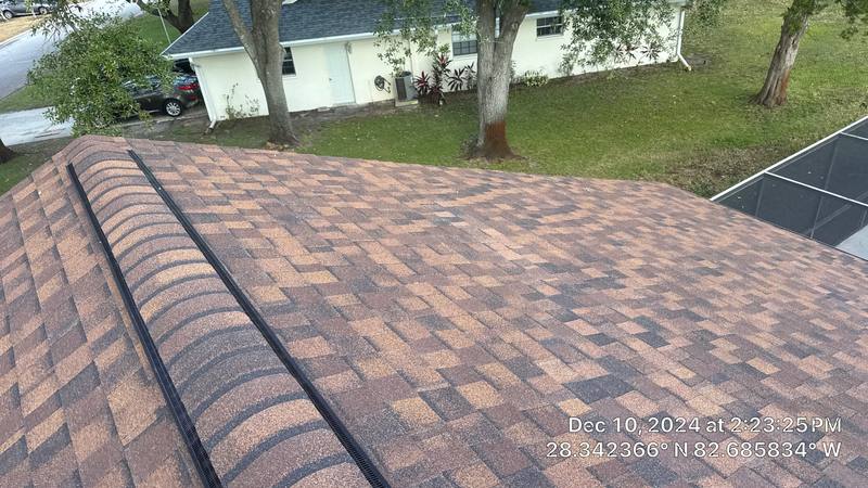 completed roofing project in Hudson FL