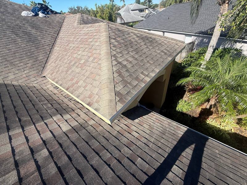 roofing project near Weybridge Dr in Tampa