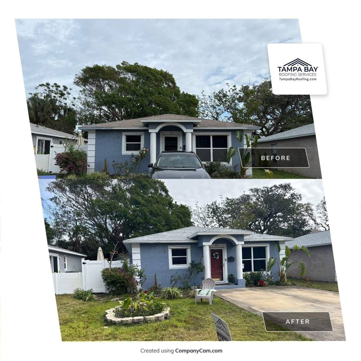 shingle roof replacement in St Petersburg, Florida