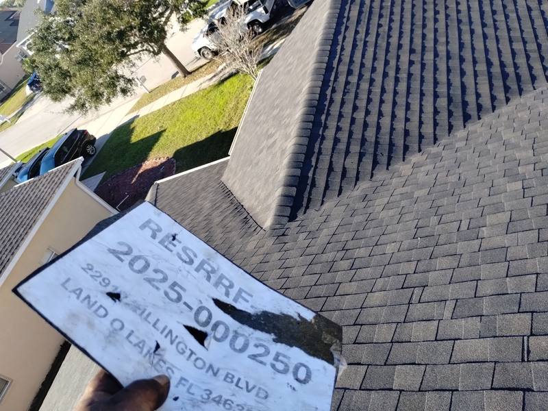 roofing project near Killington Blvd in Land O' Lakes