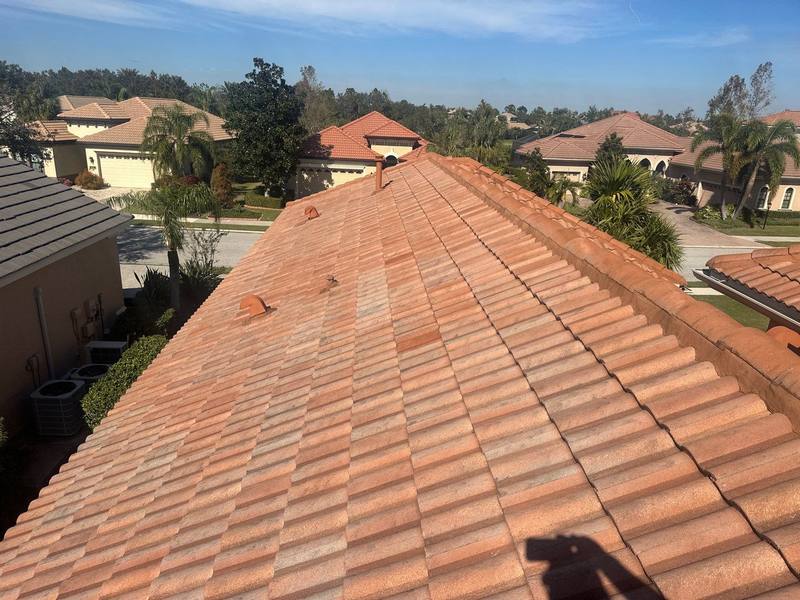 completed roofing project in Lakewood Ranch FL