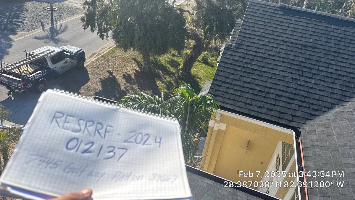 shingle roof replacement in Hudson, Florida
