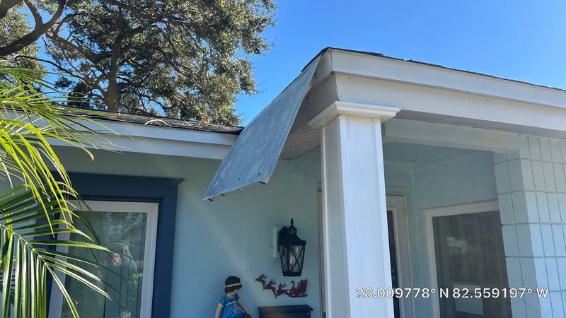 completed roofing project in Tampa FL