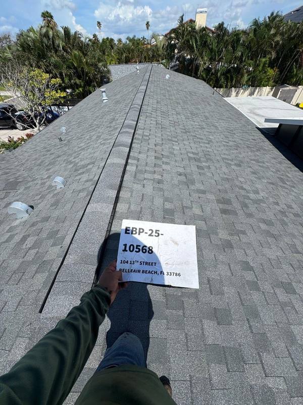 completed roofing project in Belleair Beach FL