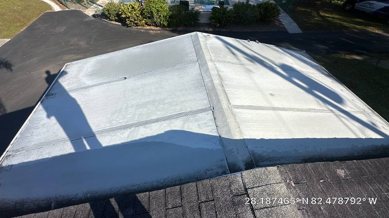 completed roofing project in Lutz FL