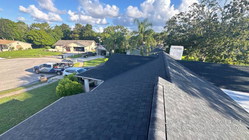residential shingle roof replacement by Hloska Roofing in Hudson