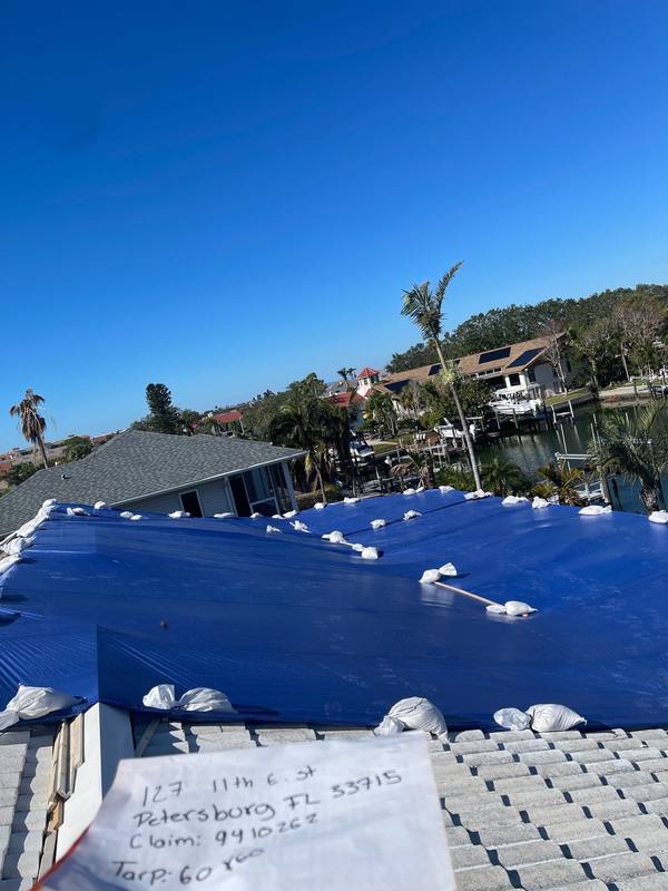 roofing project near 11th St E in St. Petersburg