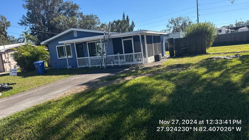 completed roofing project in St. Petersburg FL