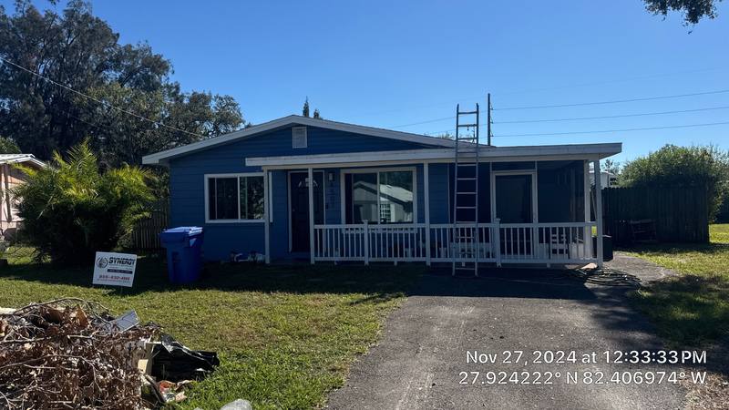 completed roofing project in St. Petersburg FL