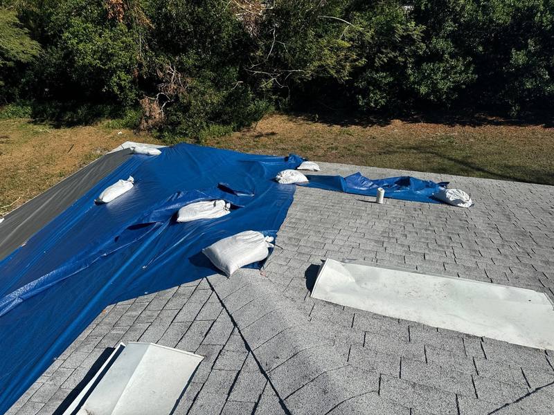 roofing project near N 55th St in Tampa
