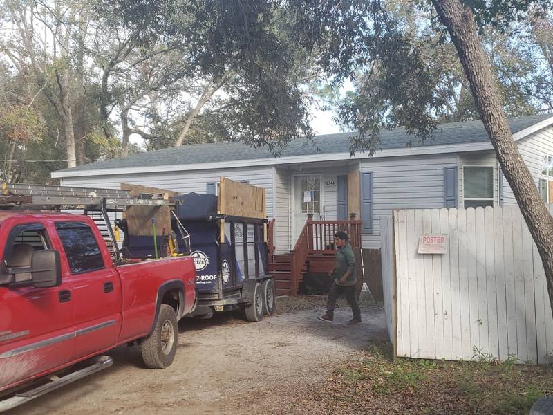 residential shingle roof replacement by Hloska Roofing in New Port Richey