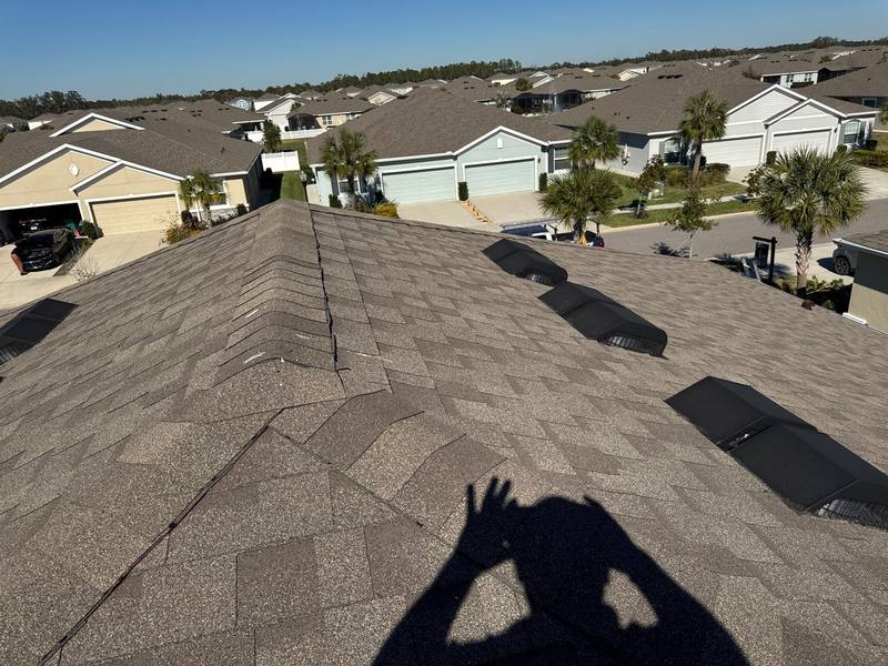completed roofing project in Wesley Chapel FL